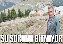 SU SORUNU BİTMİYOR