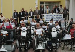 Gurbetçiler 46 engellinin yüzünü güldürdü