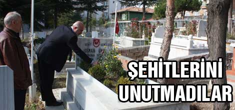 Havza'da şehitlikler unutulmadı
