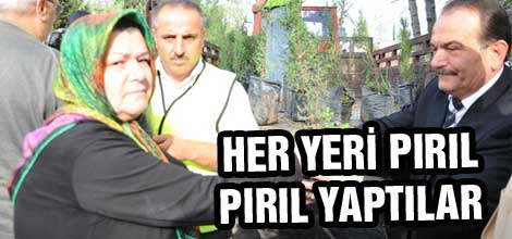 Her yeri pırıl pırıl yaptılar