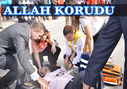 VALİ KONUŞMASINI YARIDA KESTİ