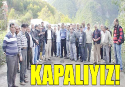 ARTVİNDE YOL İSYANI