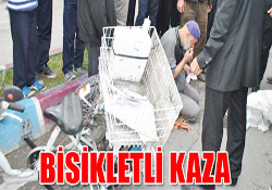 BİSİKLETLİ KAZA