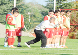 Samsunspor taktik çalıştı