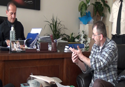 SGK önünde pankartlı eylem