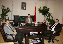 Adnan  Bahadır'dan yeni yönetime ziyaret