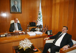 Adnan Bahadır'dab DSİ'ye ziyaret