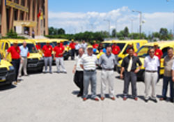 30 araçlık kargo filosu hizmete girdi