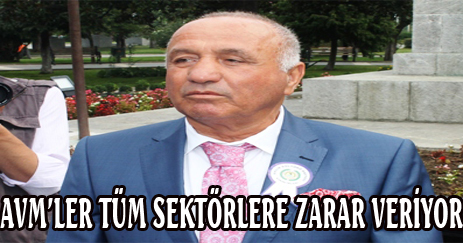"AVM'ler tüm sektörlere zarar veriyor"