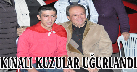 Kınalı kuzuları uğurladı