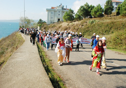 Sağlıklı yaşam için yürüdüler