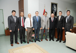 Başkanlar başarı diledi