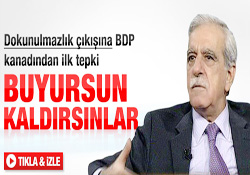 Ahmet Türk: Dokunulmazlıkları kaldırsınlar