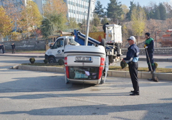 Kastamonu Cezaevi Yolunda Kaza: 2 yaralı