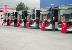 Raylı yetmedi otobüse buyrun