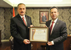 Validen ''Başarı Belgesi''