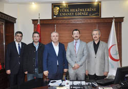 Yeni müdüre ziyaret