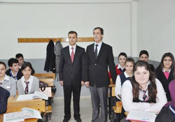 Müdür Cora teftişte