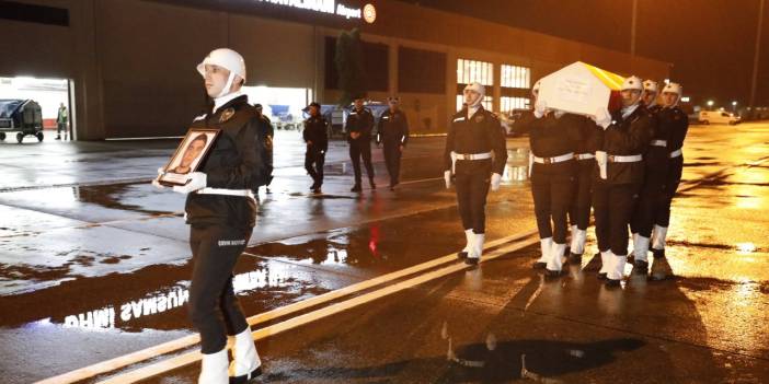 Şehit polis memuru Albayrak'ın naaşı Samsun'a getirildi