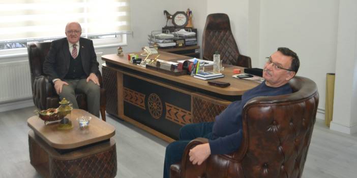 Rektör Aydın'dan Bahadır'a ziyaret