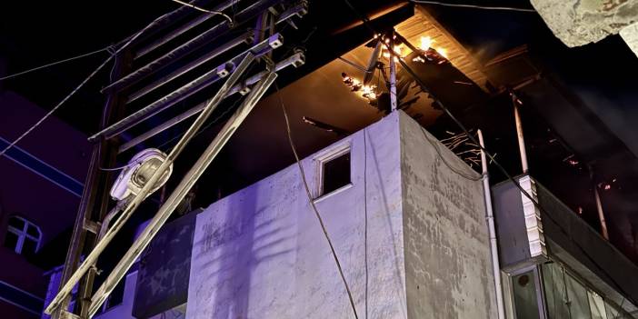 Samsun'da 4 katlı binada yangın: 1 kişi yaralandı