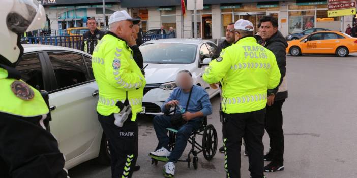 Samsun'da engelli sürücüye korsan taksi cezası