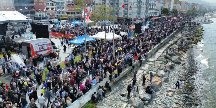 Samsun'da 1. Türk Somonu Hasat ve Festivali düzenlendi
