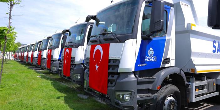 SASKİ’nin araç filosuna güçlü takviye