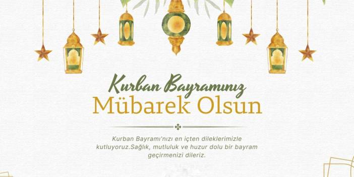 Kurban Bayramınız Mübarek Olsun