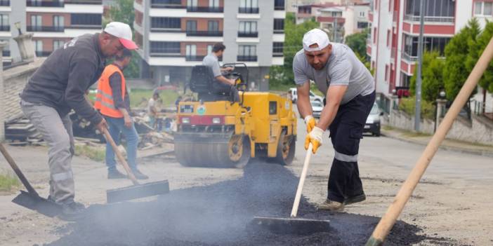 İlkadım’da yol yenileme çalışmaları devam ediyor