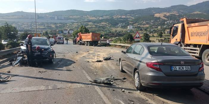 Samsun'da trafik kazası: 2 kişi yaralandı