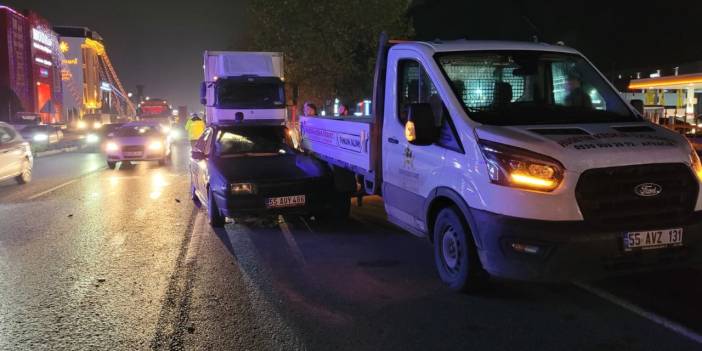 Trafik kazasında 2 kişi yaralandı