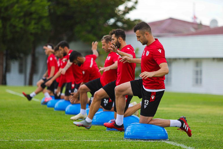 ALTAY MAÇI HAZIRLIKLARI BAŞLADI