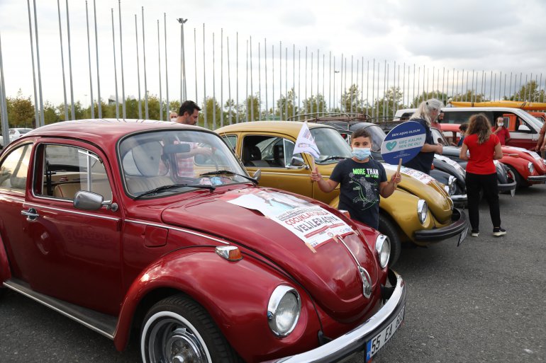 SAMSUN'DA AŞI KAMPANYASINA KONVOYLU DESTEK