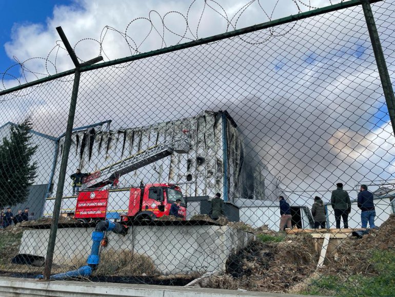 ÇIKAN YANGIN HASARA NEDEN OLDU