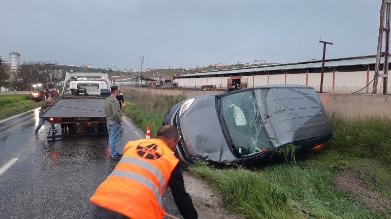 Trafik kazasında 9 kişi yaralandı