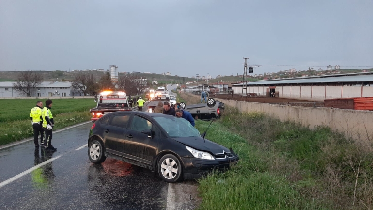 Trafik kazasında 9 kişi yaralandı