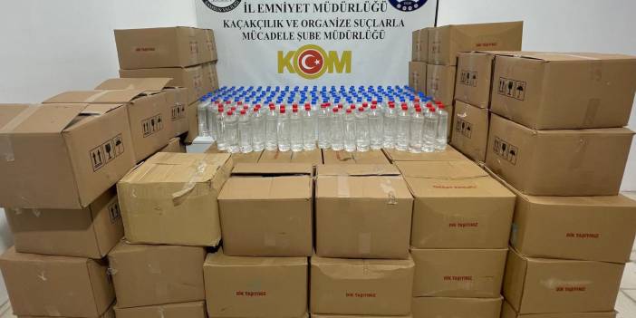 Samsun'da 1200 litre etil alkol ele geçirildi