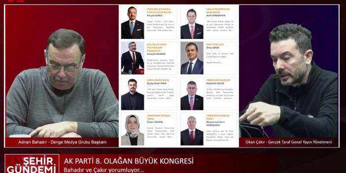 Şehir Gündemi | AK Parti 8. Olağan Kongresi | Merkez Yürütme Kurulu Üyeleri