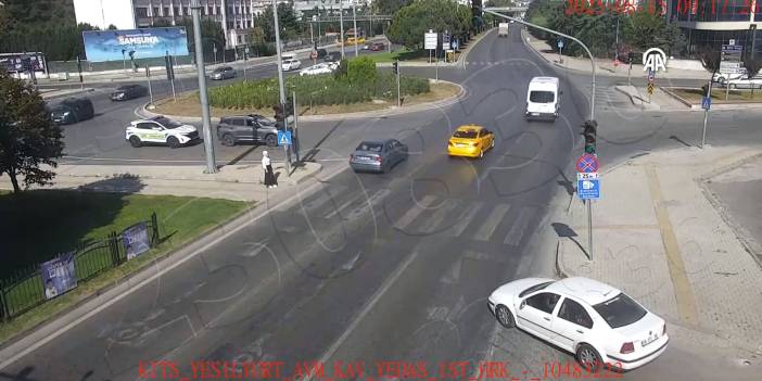 Samsun'daki trafik kazaları KGYS kameralarına yansıdı