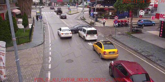 Samsun'daki kazalar KGYS kameralarıyla kaydedildi